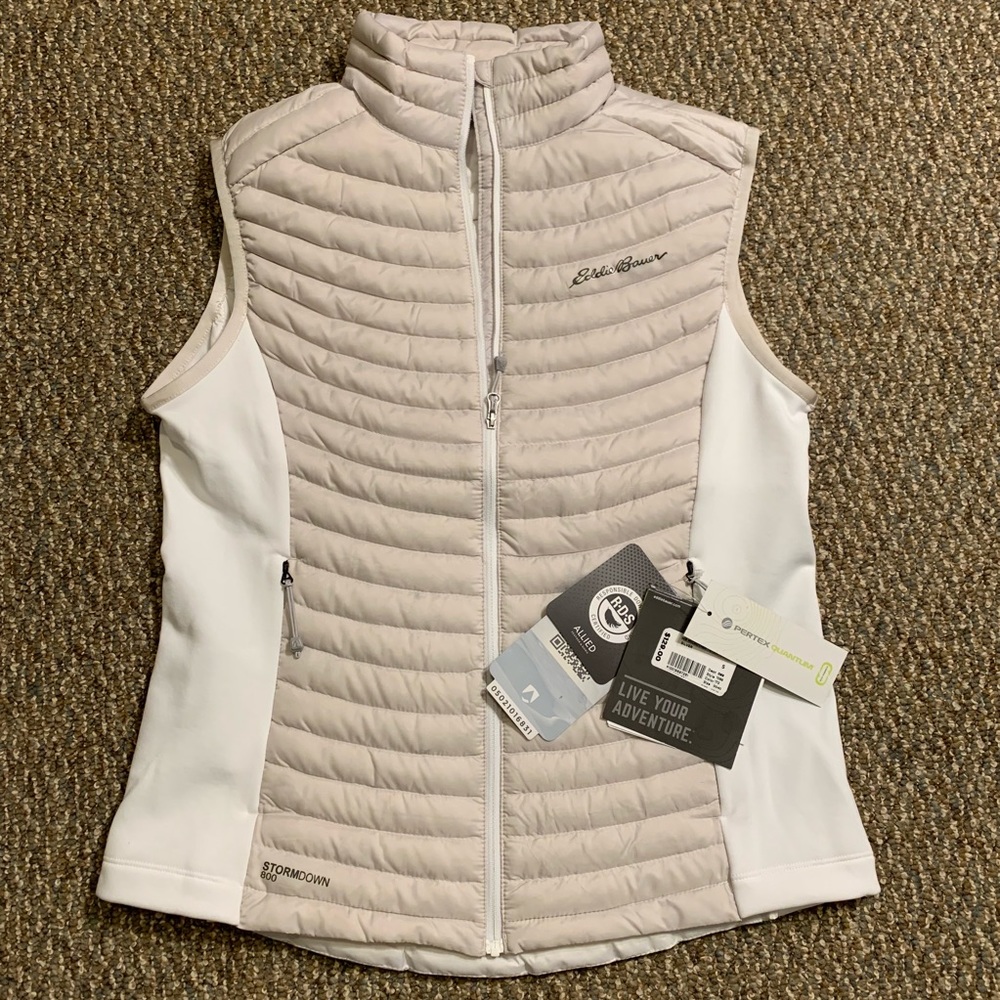 Brand new Eddie Bauer Microtherm Stormdown Vest!!!